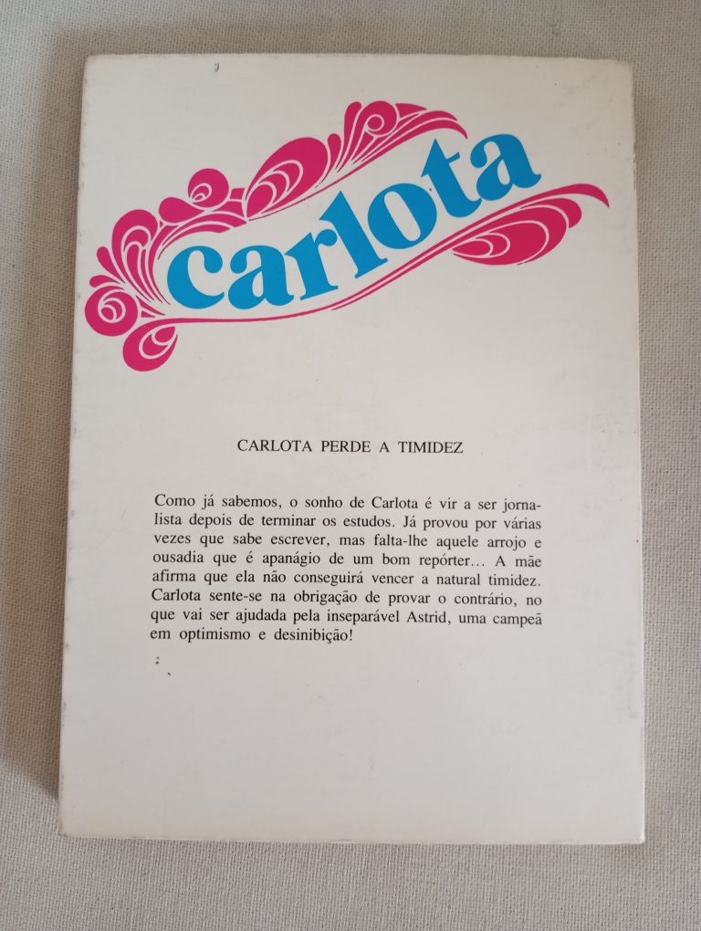 Carlota perde a timidez