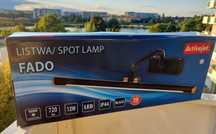 Kinkiet dekoracyjny ActiveJet LED AJE-FADO czarny 12W 720lm 4000K IP44