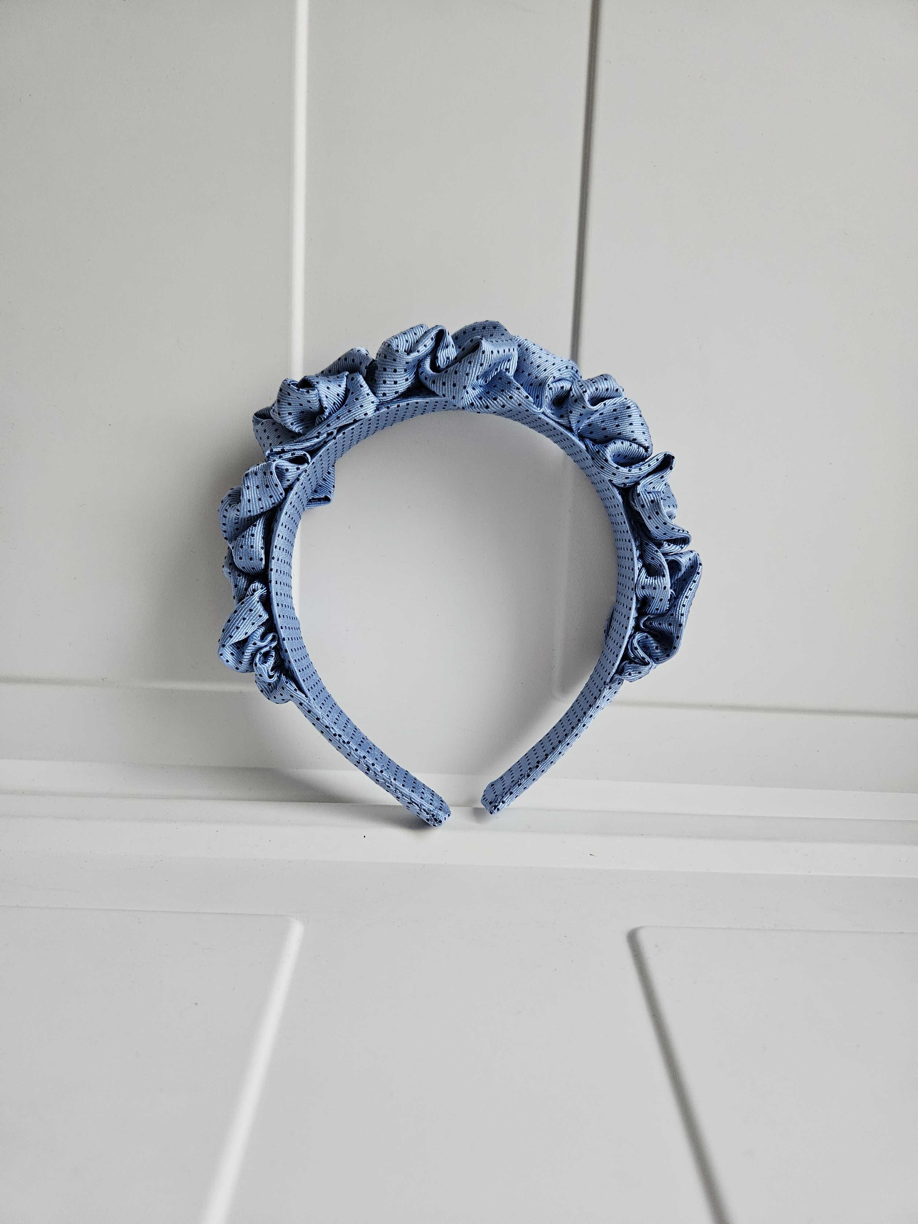 Jedwabna opaska do włosów handmade