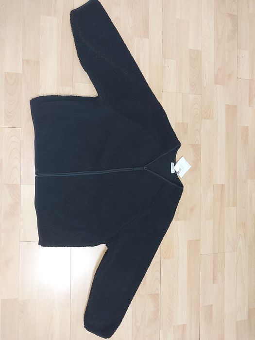 Ciepła bluza r 46 czarna damska ala polar