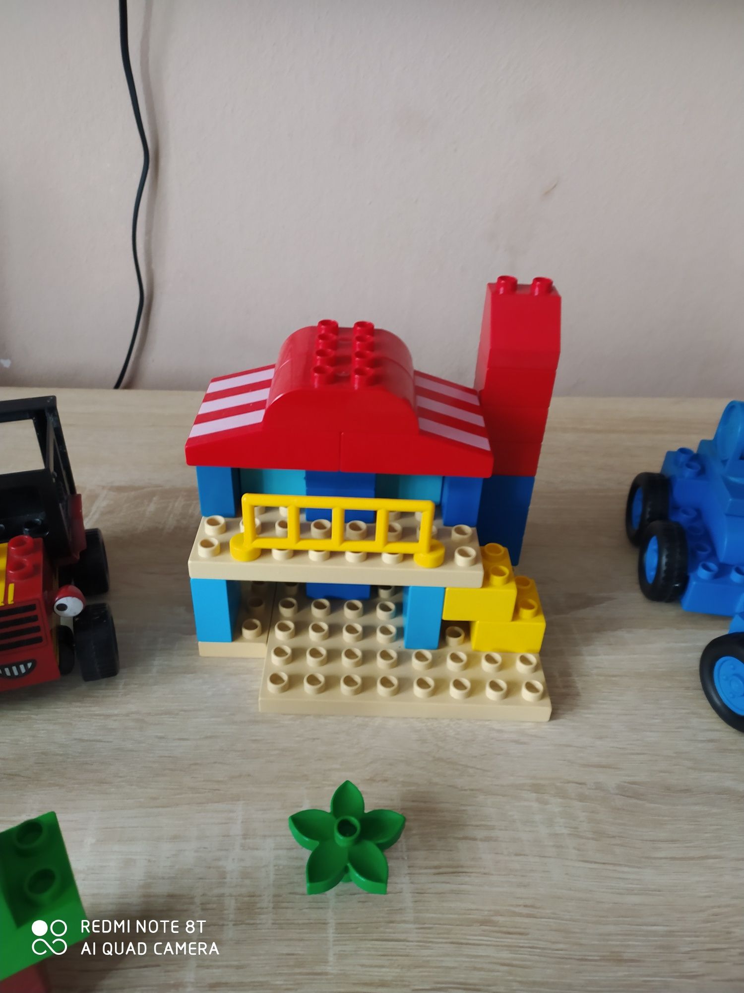 Lego duplo 3597 Bob budowniczy dźwig wózek widlowy