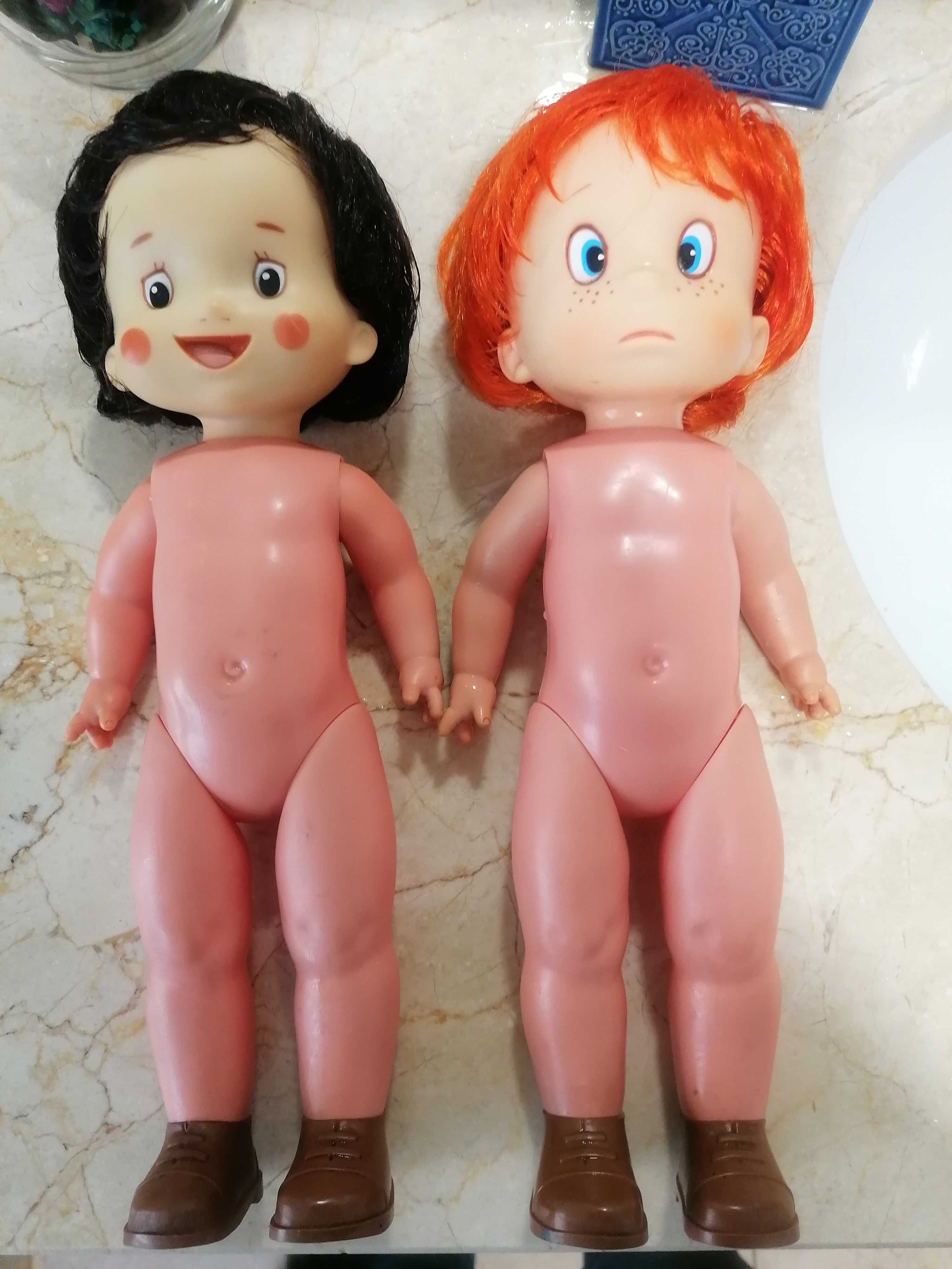 Bonecos original da Heidi e do Pedro
