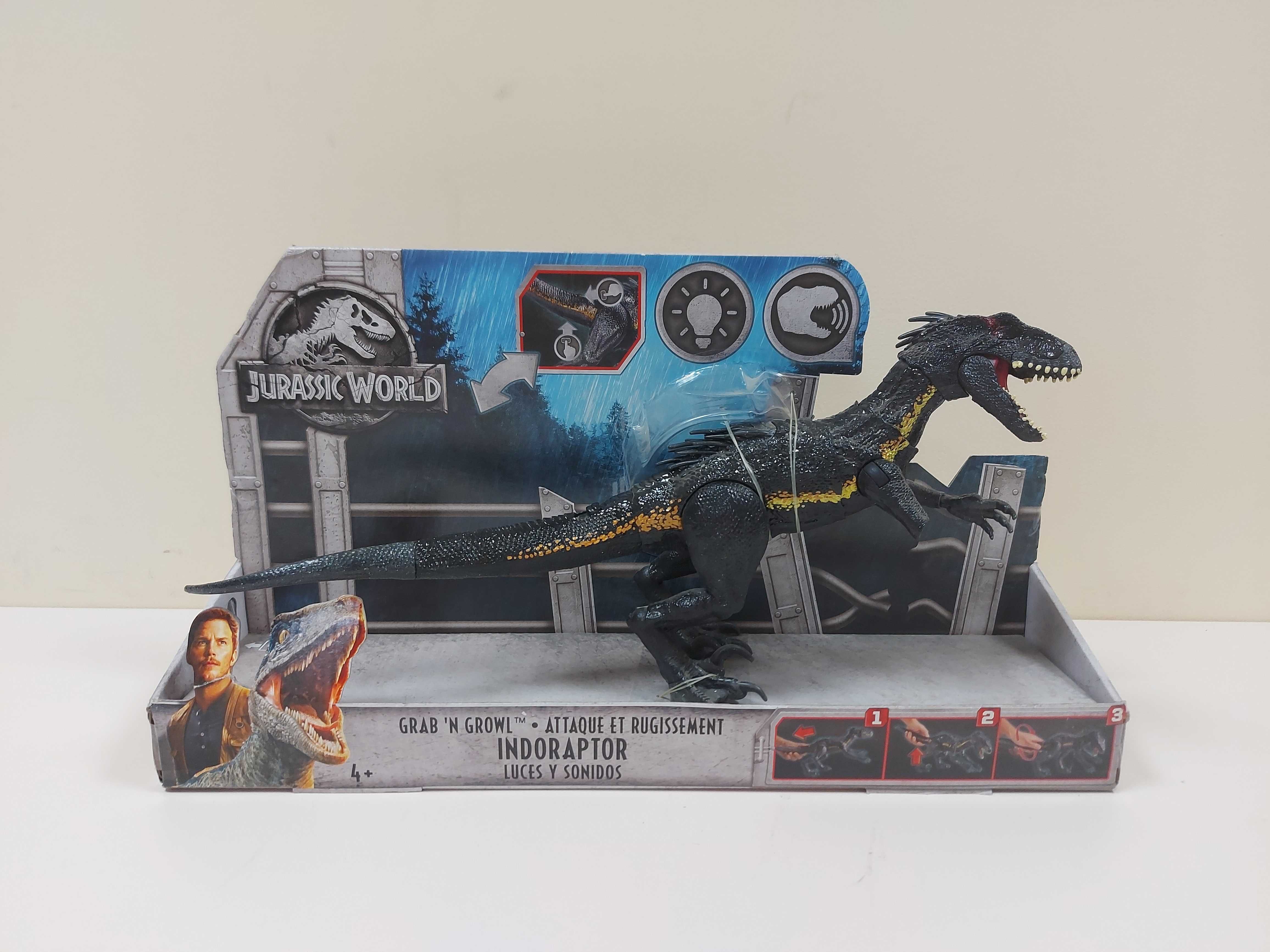 JURASSIC WORLD Interaktywny Dinozaur Indoraptor FLY53 F