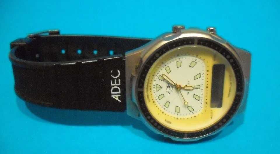 Adec by Citizen Chronograph Watch, Rare Citizen Chronograph 1990s