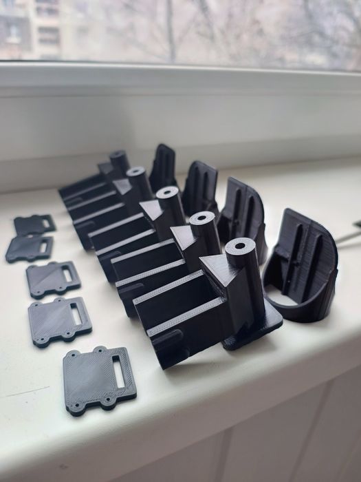 Руль в трубі для карпового кораблика, комплектуючі