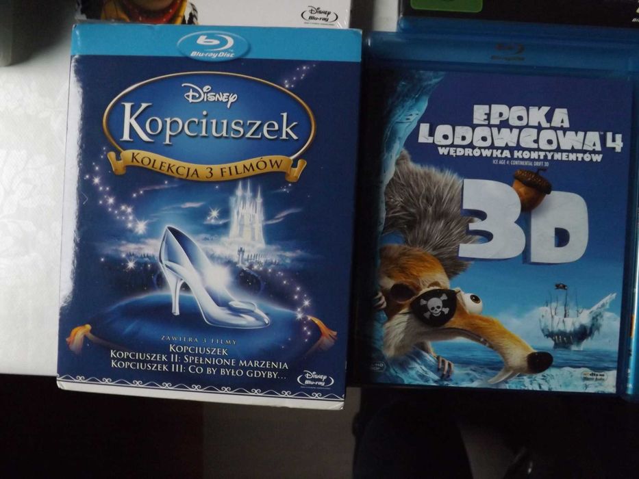 Blu Ray, obcy, trolle, kopciuszek, spiderman disney , bajki, filmy