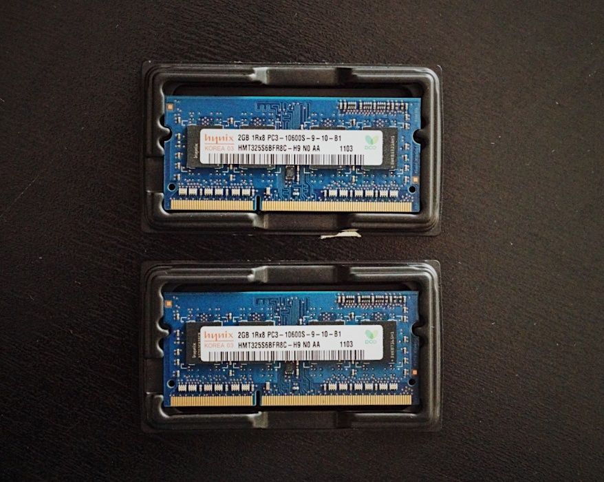 4GB (2x2GB) - 1Rx8 PC3-10600S RAM Memory