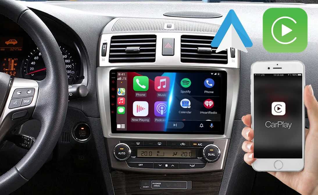 TOYOTA AVENSIS T27 Radio Android CarPlay/AA LTE 4G DSP Qled Montaż