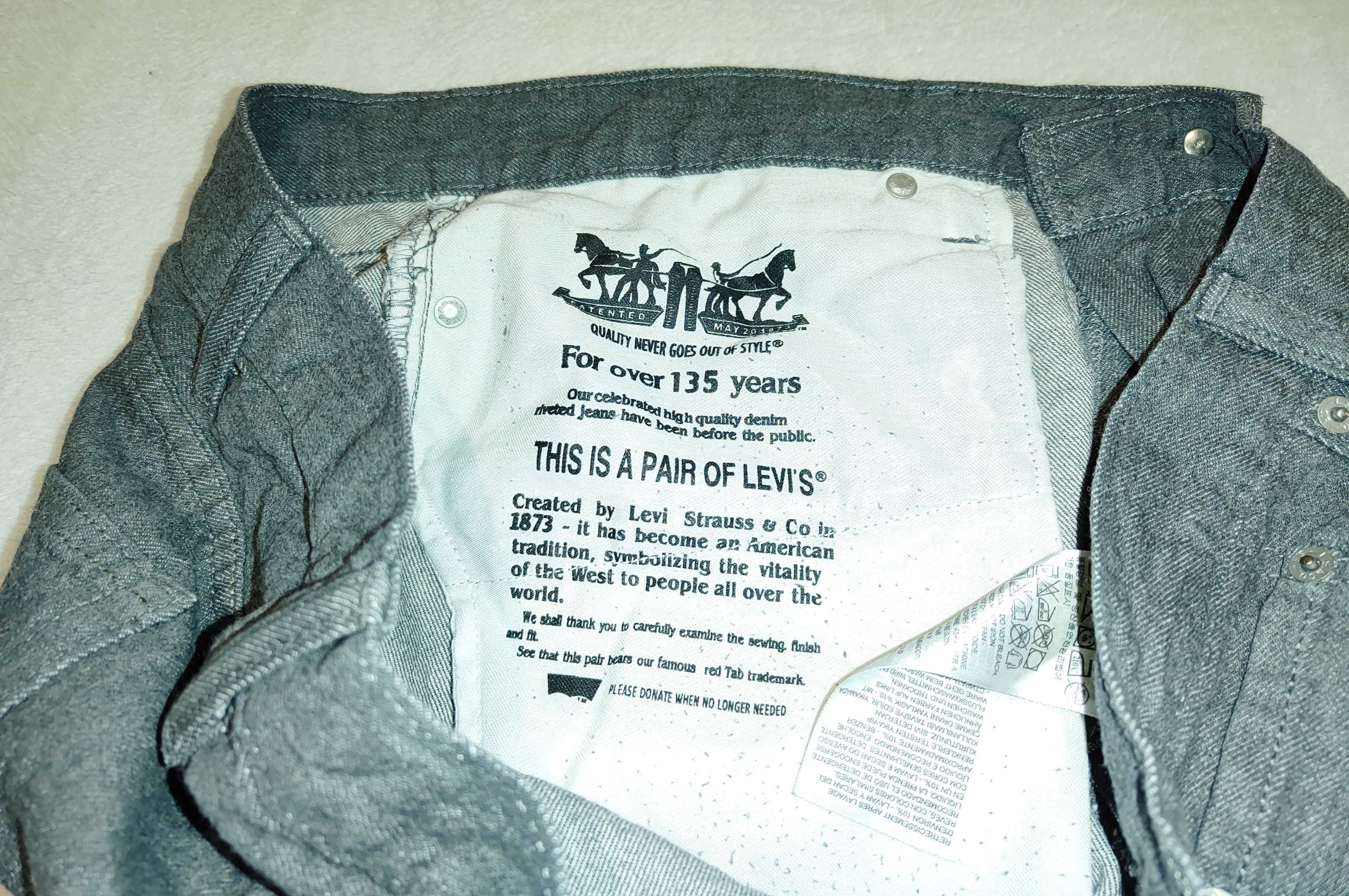 LEVI'S STRAUSS 514 piękne spodnie męskie 100% bawełna W38 L32