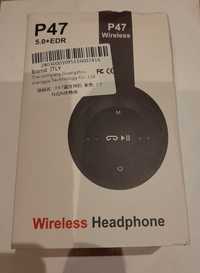 Słuchawki bezprzewodowe nauszne P47 Wersja Bluetooth: V5 + EDR