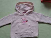 Sweterek/bluza z kapturem na dziecko od 18 do 24 mcy