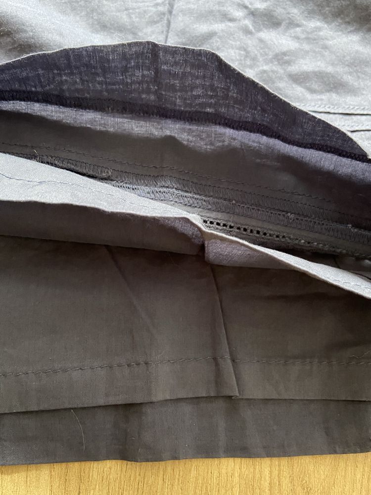 Eddie Bauer 34 niebieska granatowa wizytowa nowa z metką pas guma