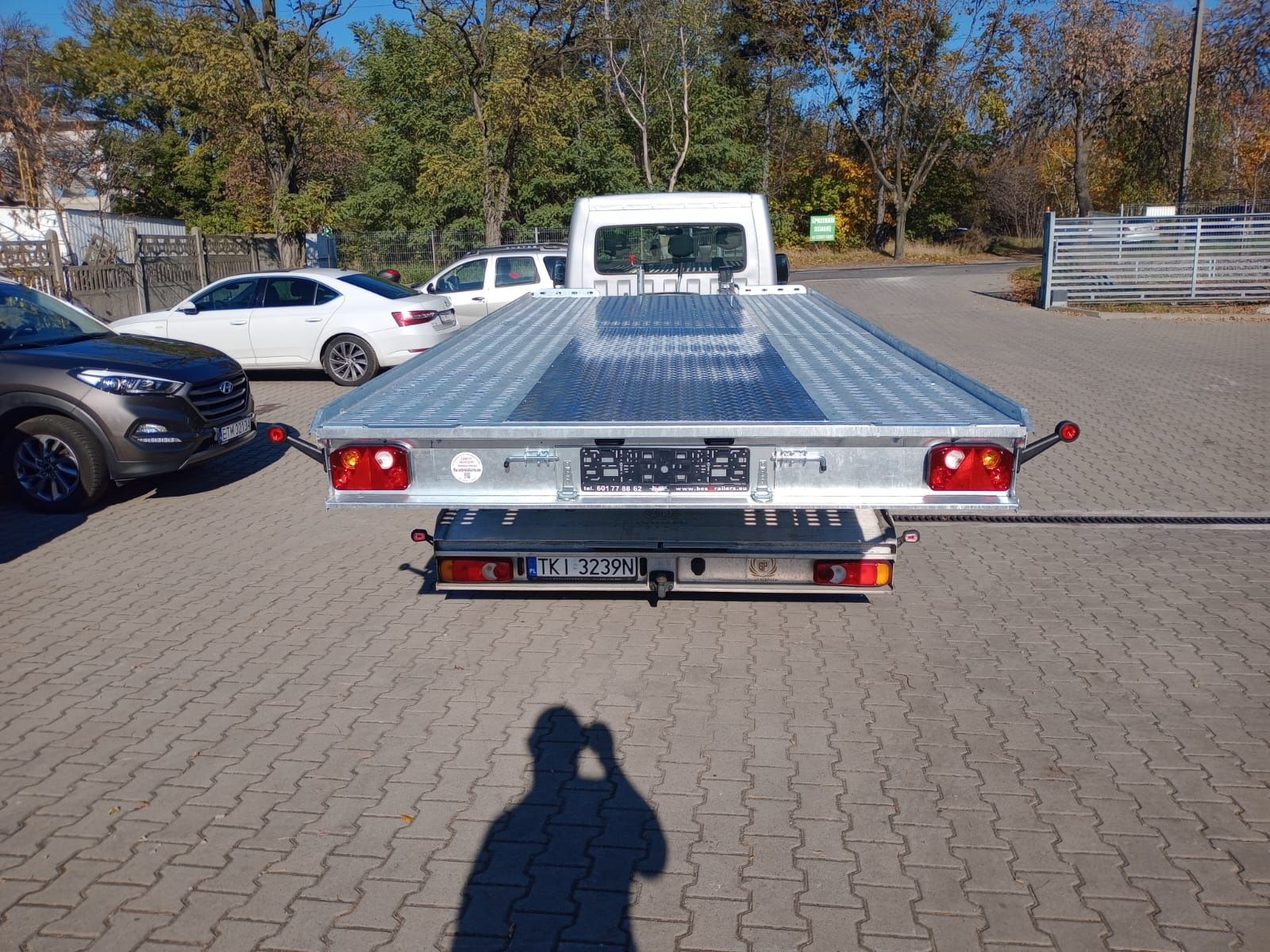 2025 rok Laweta MARS płaska 4.5 m x 2.1 platforma NOWA