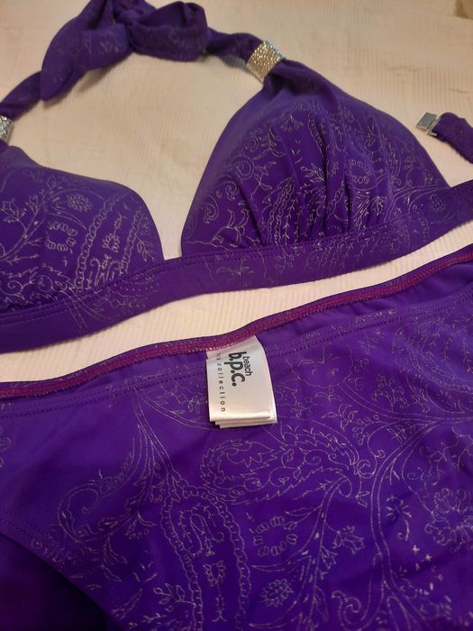 Купальник роздільний жіночій. Фіолетовий. Розмір 46-48.