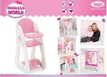 Wysokie Krzeslo Dla Lalek Princess World