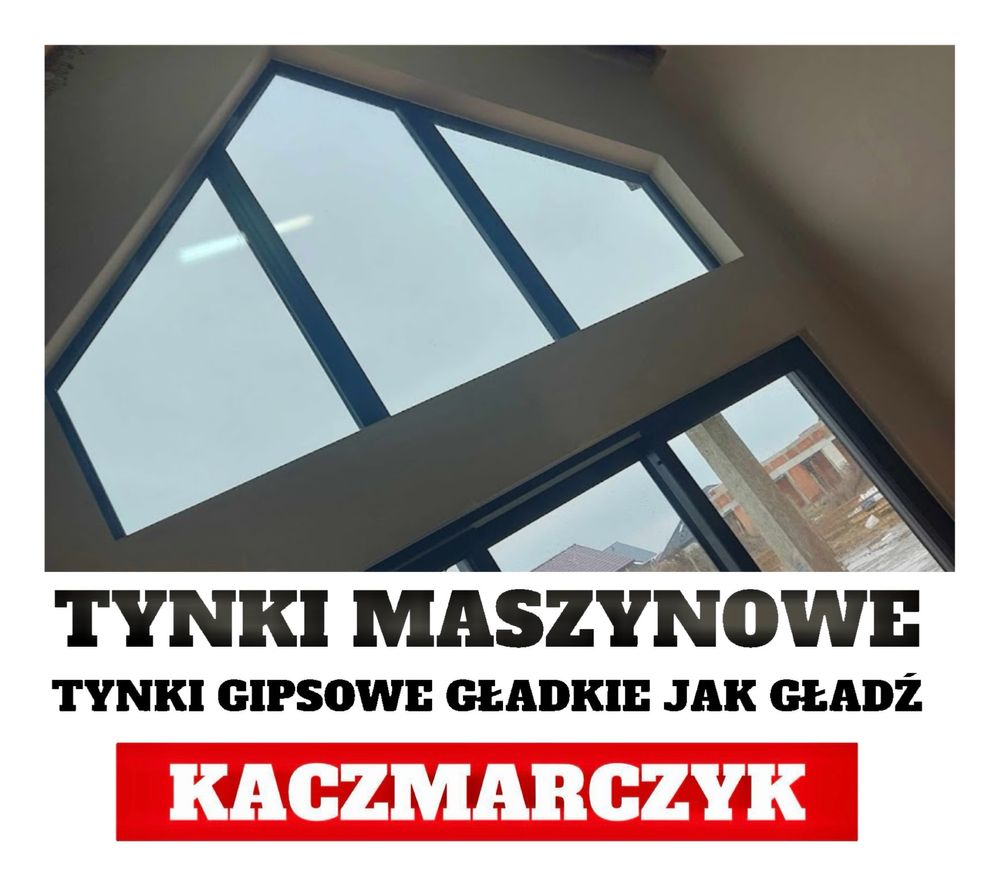 Tynki Maszynowe Gipsowe Cały Rok Tynkowanie Pod Malowanie