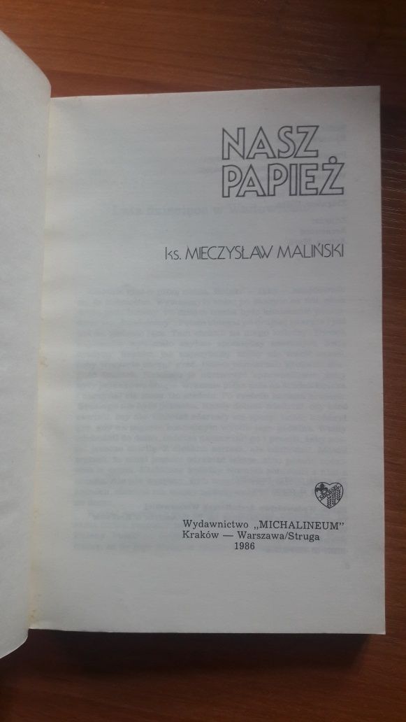 Nasz Papież Mieczysław Maliński