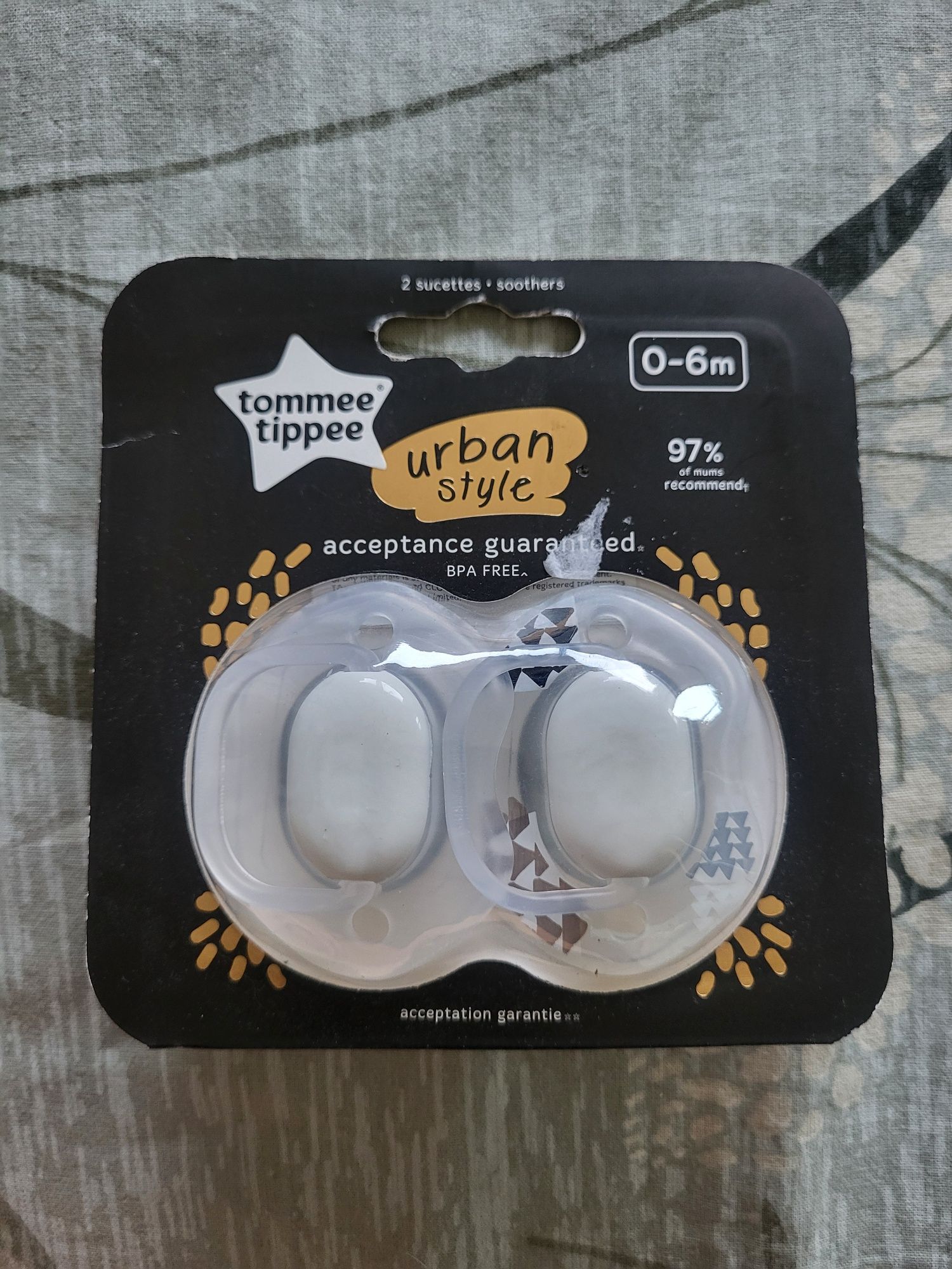 Tommee tippee smoczek uspokajający 0-6m 2szt