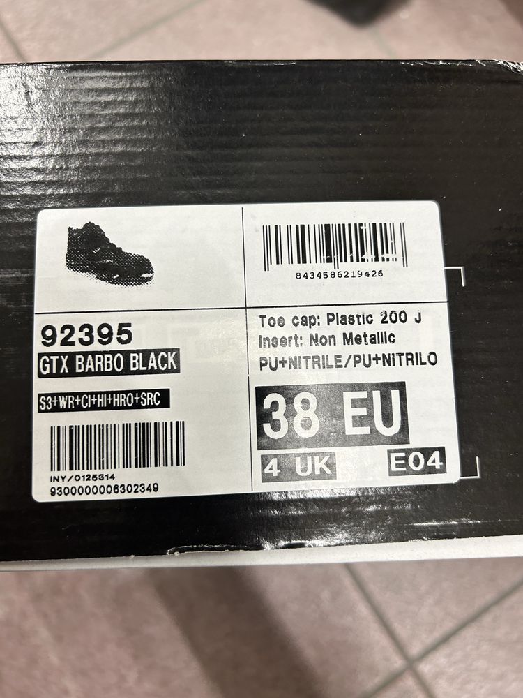 Buty robocze gtx barbo black