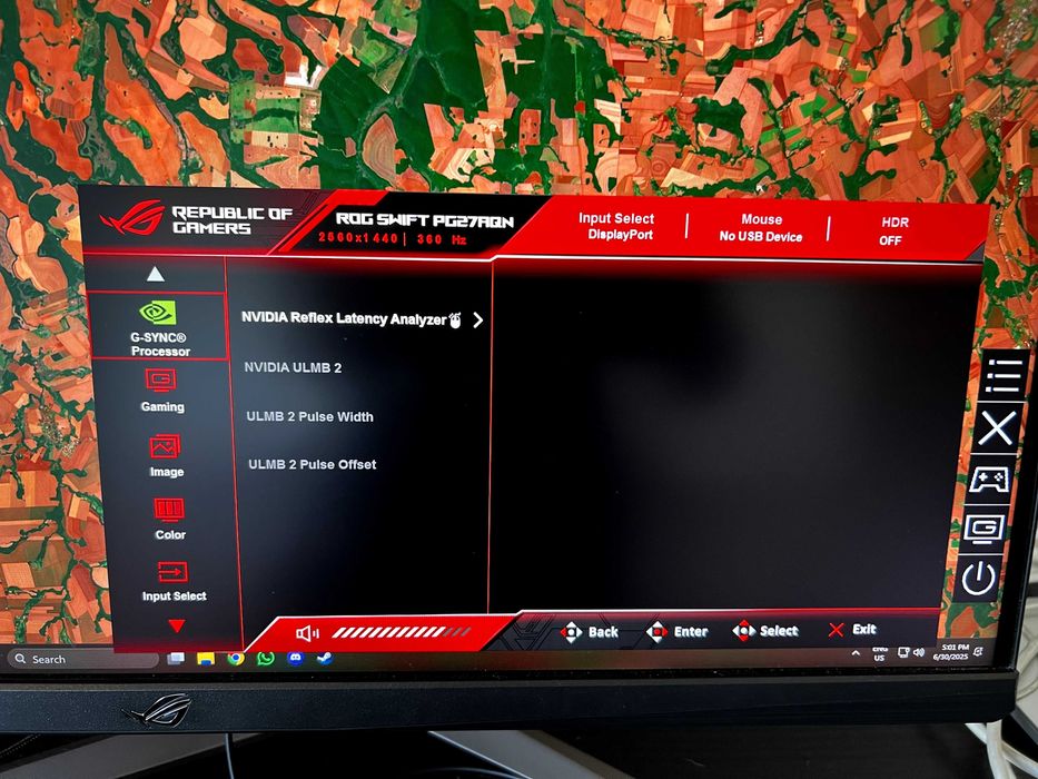 Monitor Asus 27" ROG PG27AQN 2K Quad HD Ultrafast IPS 360Hz 1ms