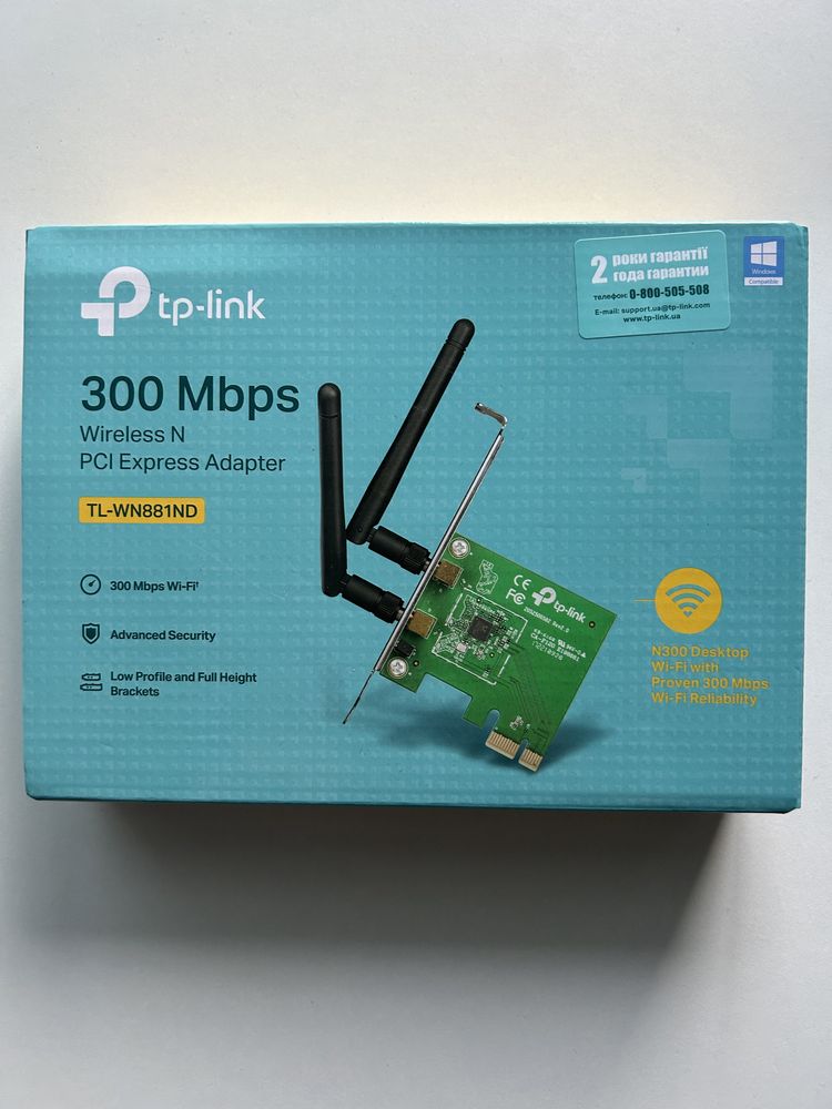 Адаптер wi-fi TP-LINK TL-WN881ND