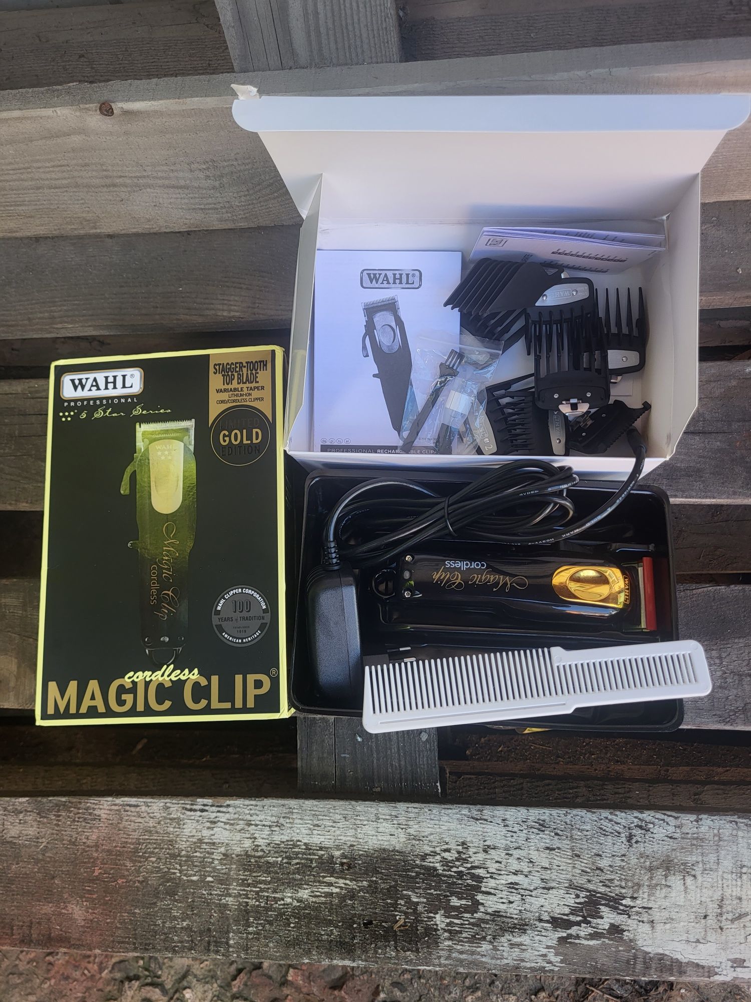 Машинка для стрижки Wahl Magic clip(Gold)