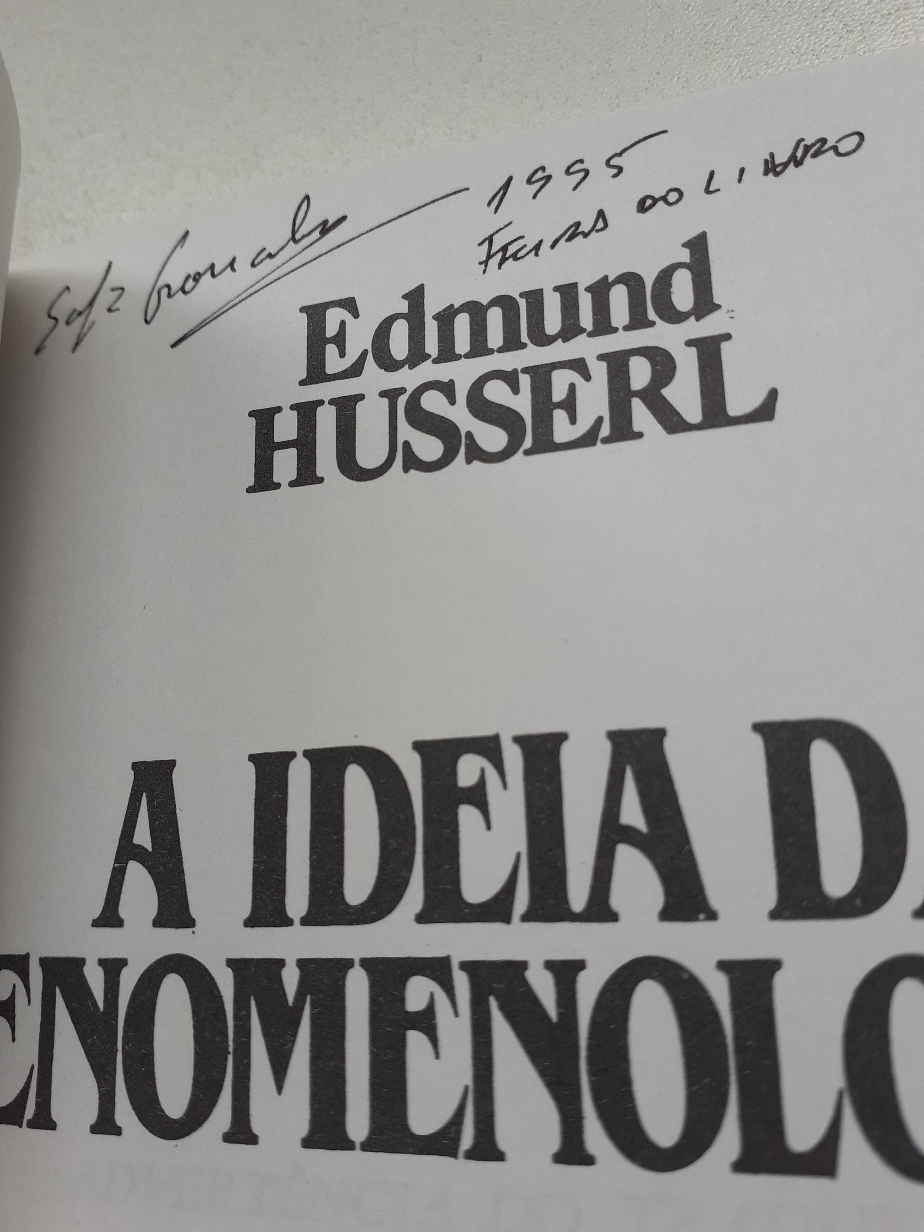 Livro - A Ideia da Fenomenologia de Edmund Husserl