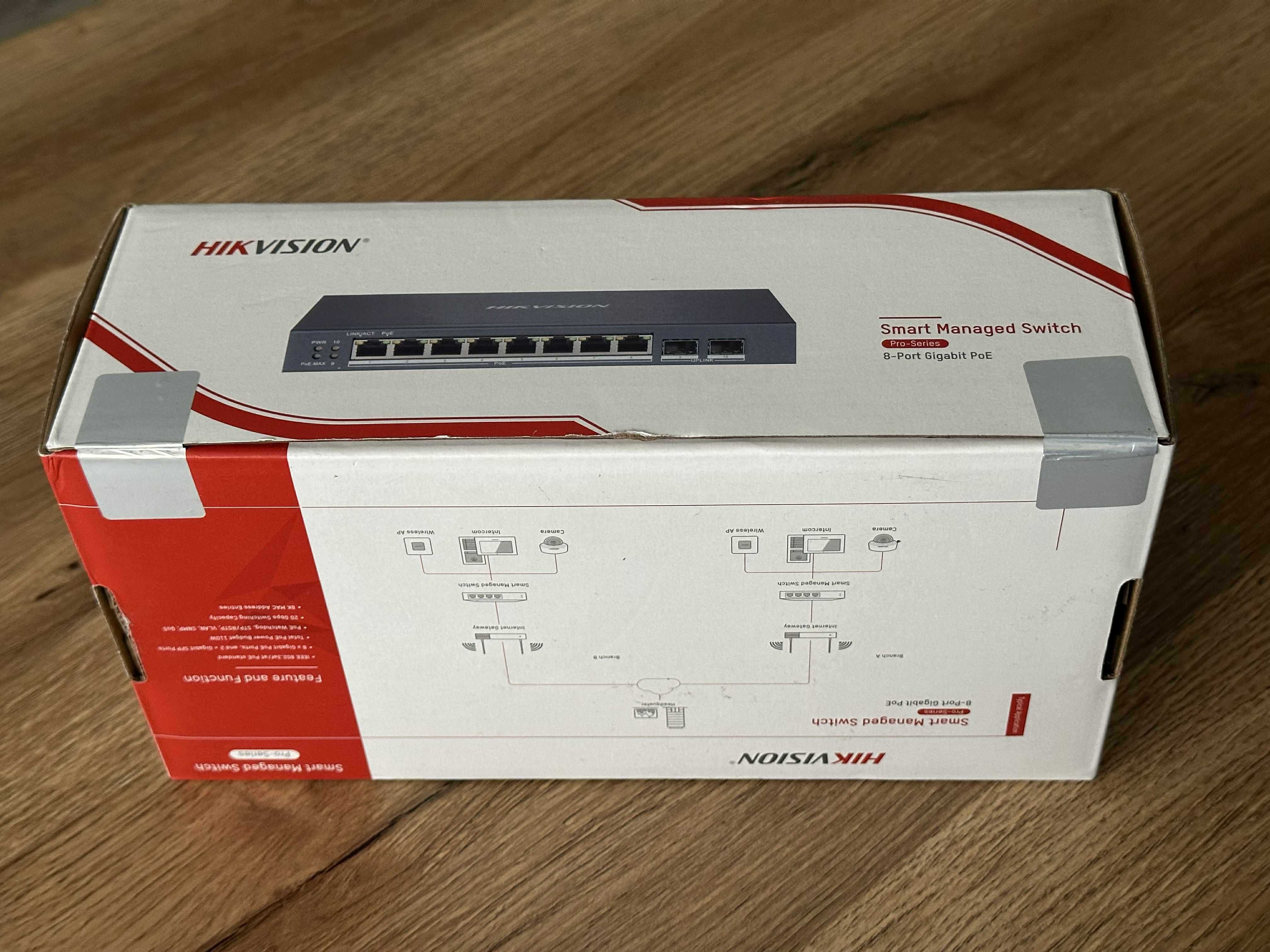 Switch gigabitowy Hikvision Digital Technology DS-3E1510P-SI