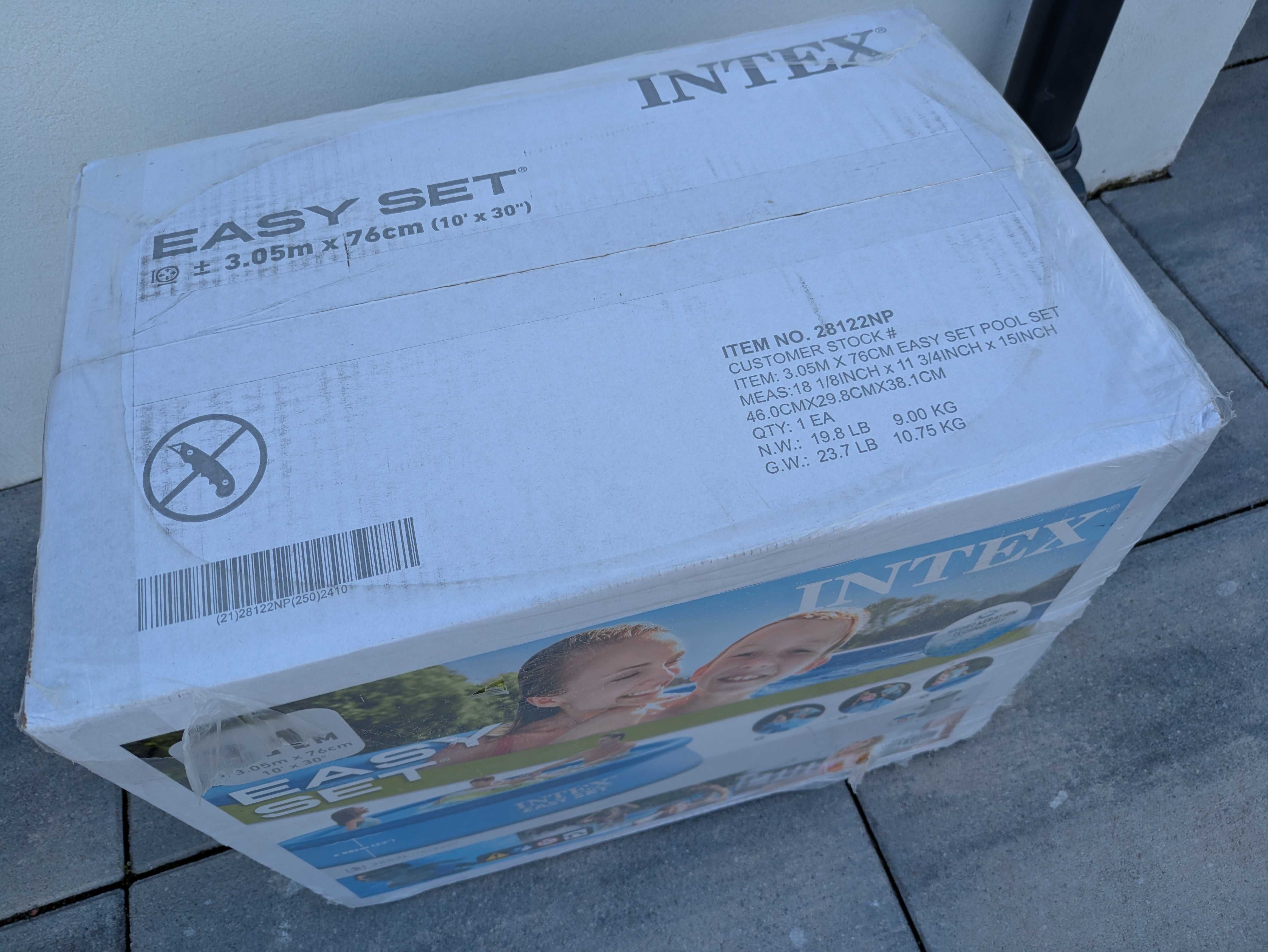 NOWY Basen rozporowy 305x76cm (3853L) INTEX 28122 z pompą, filtrem