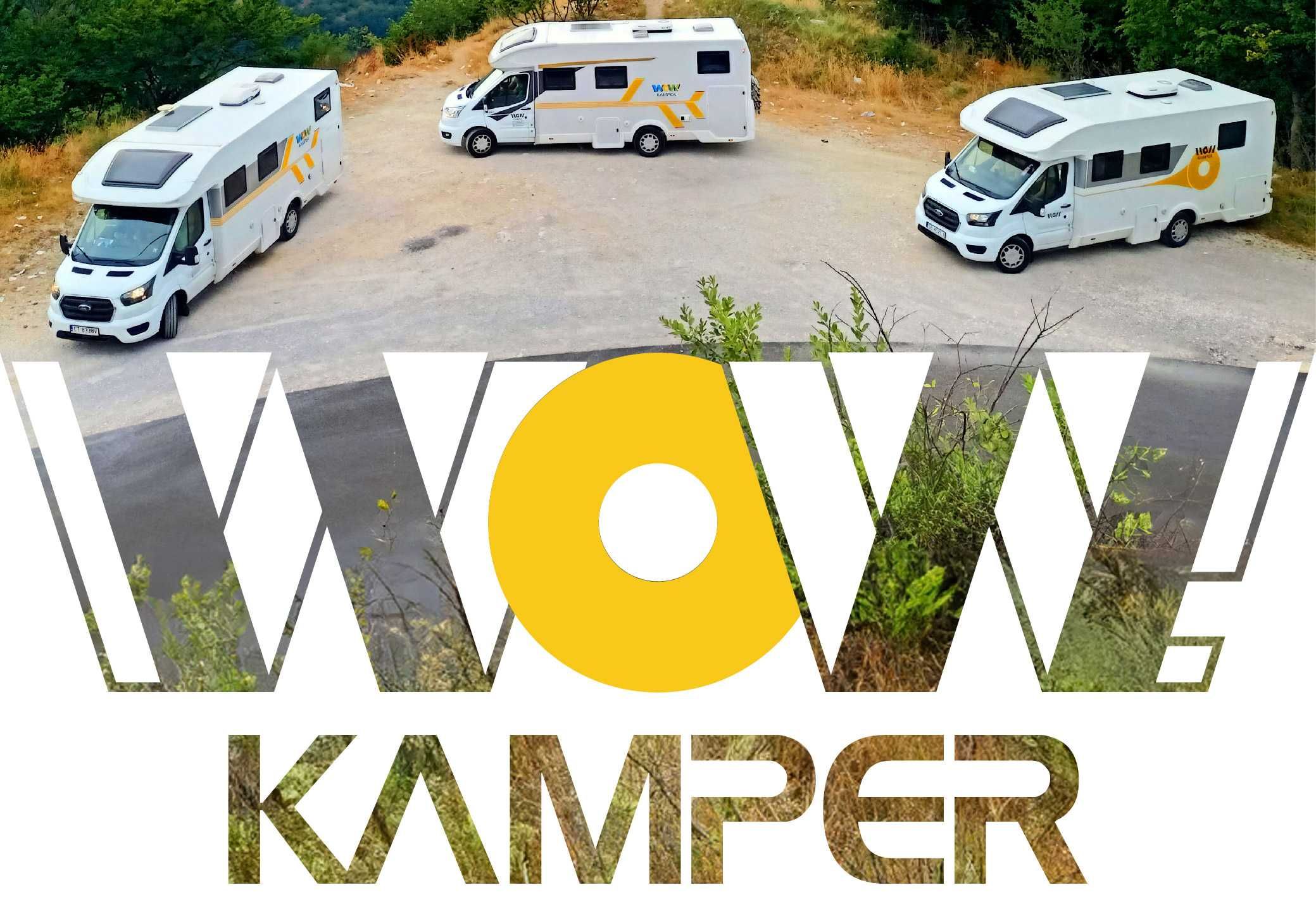 KAMPER - Wynajem Kampera - WoW! Automat, nawet 6 osobowe! CIN