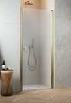Drzwi prysznicowe złote Radaway Nes Brushed Gold DWJ I 80 Prawe