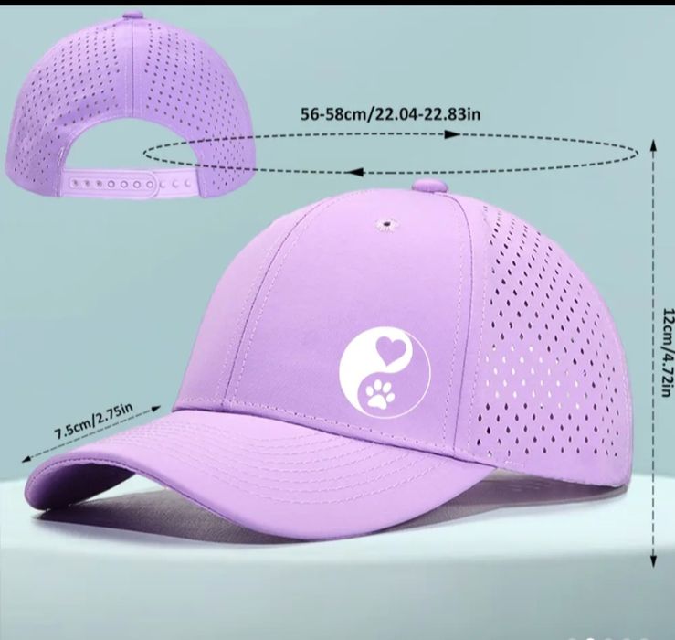 Na sprzedaż nowa czapka niebieska bejsbolówka oddychająca unisex