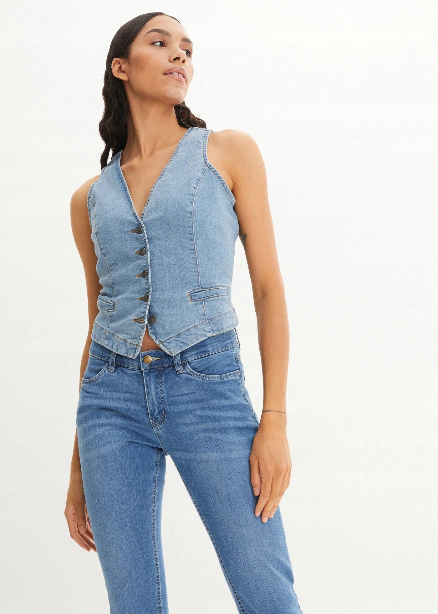 B.P.C spodnie jeansowe damskie 7/8 komfort-stretch ^42