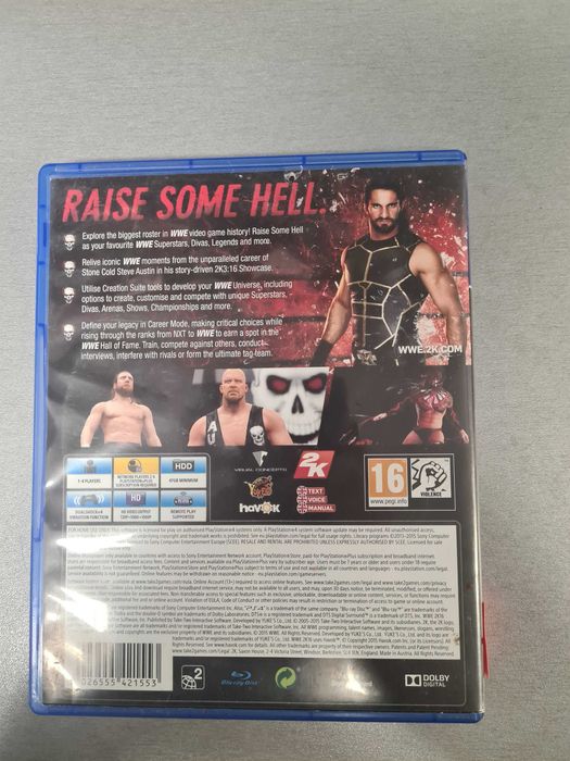 Gra WWE 2k16 PS4
