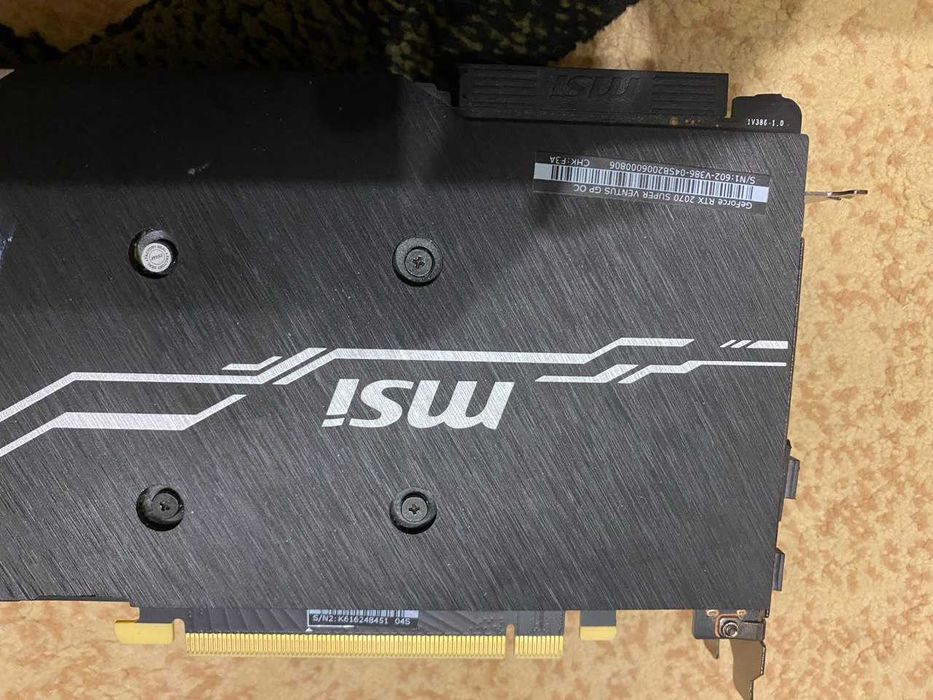 Відеокарта MSI GeForce RTX 2070 Super 8Гб (ліпша за 3060)