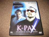 DVD "K-PAX - Um Homem do Outro Mundo" com Kevin Spacey
