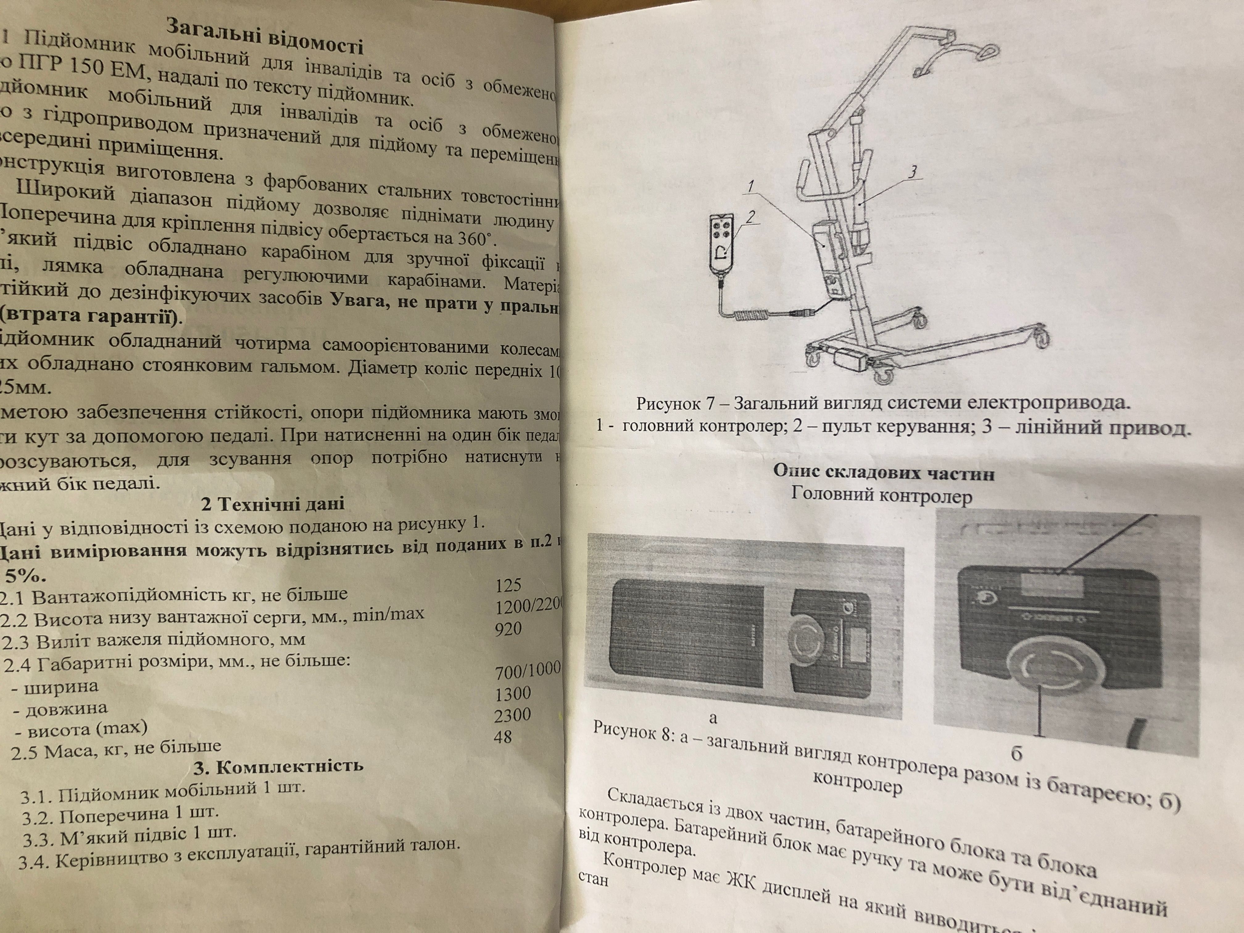 Пгр-150 ЕМ, для інвалідів