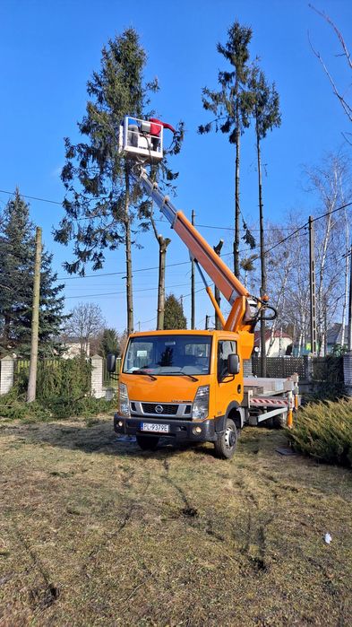 Wynajem, Podnośnik koszowy, zwyżka 22- 30m, wycinka drzew, mycie okien