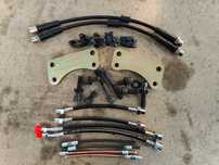 Adaptery hamulcowe tył 245x10 -> 300x12 Audi A4 B5 Quattro swap bbk