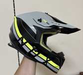 Мотошолом NOX N633 Airshock жовтий, XL