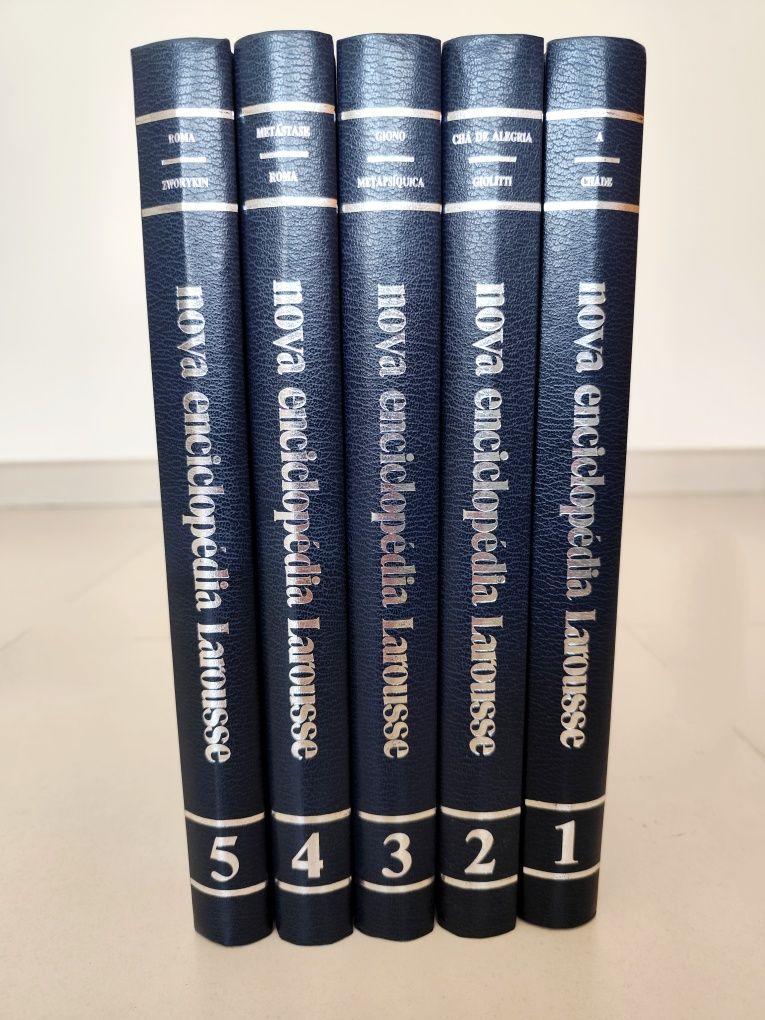 Nova Enciclopédia Larousse - 5 Volumes (Completa)
