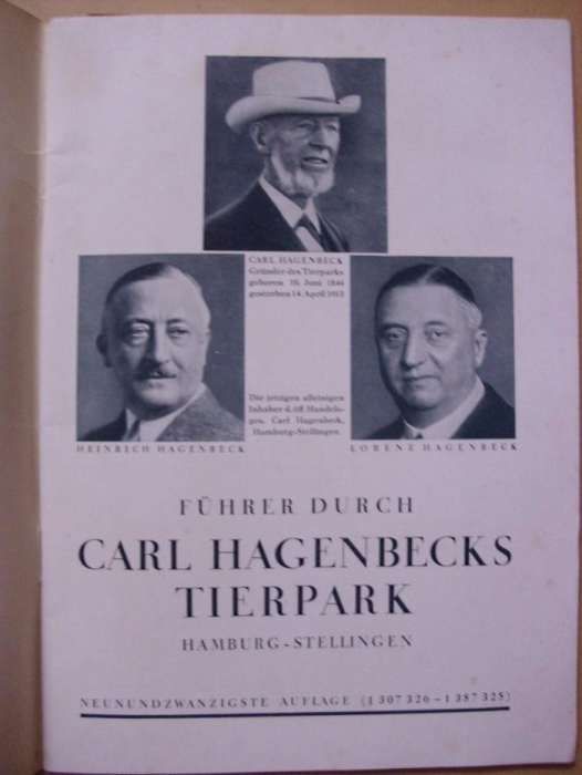 Raridade - Führer Durch - Carl Hagenbecks Tierpark