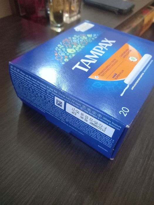 Тампони Тампакс, 20 шт в упаковці, суперпоглинання