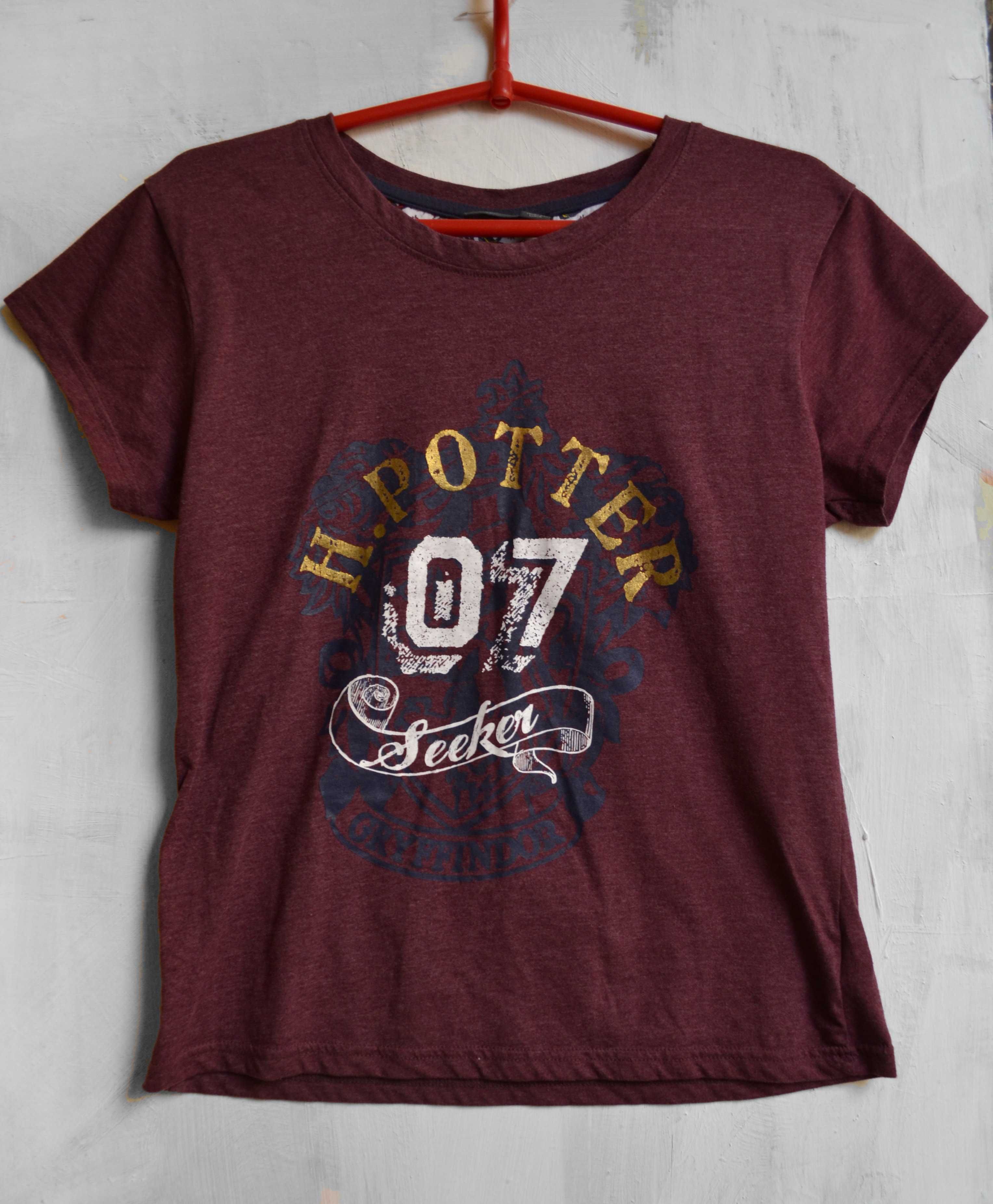 bordowa koszulka Harry Potter Gryffindor Hogwarts M 38