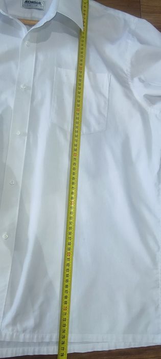 Biała koszula Konsul Exclusive collection rozm XXL wymiary na fotkach