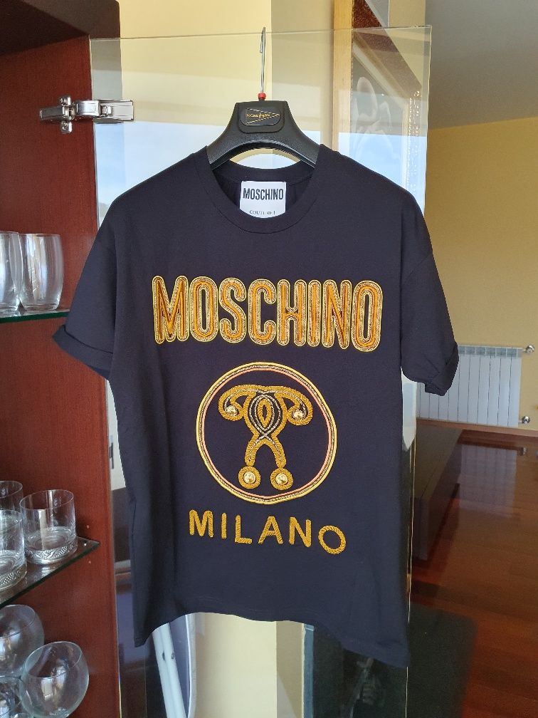 T shirt Moschino milano gold edition