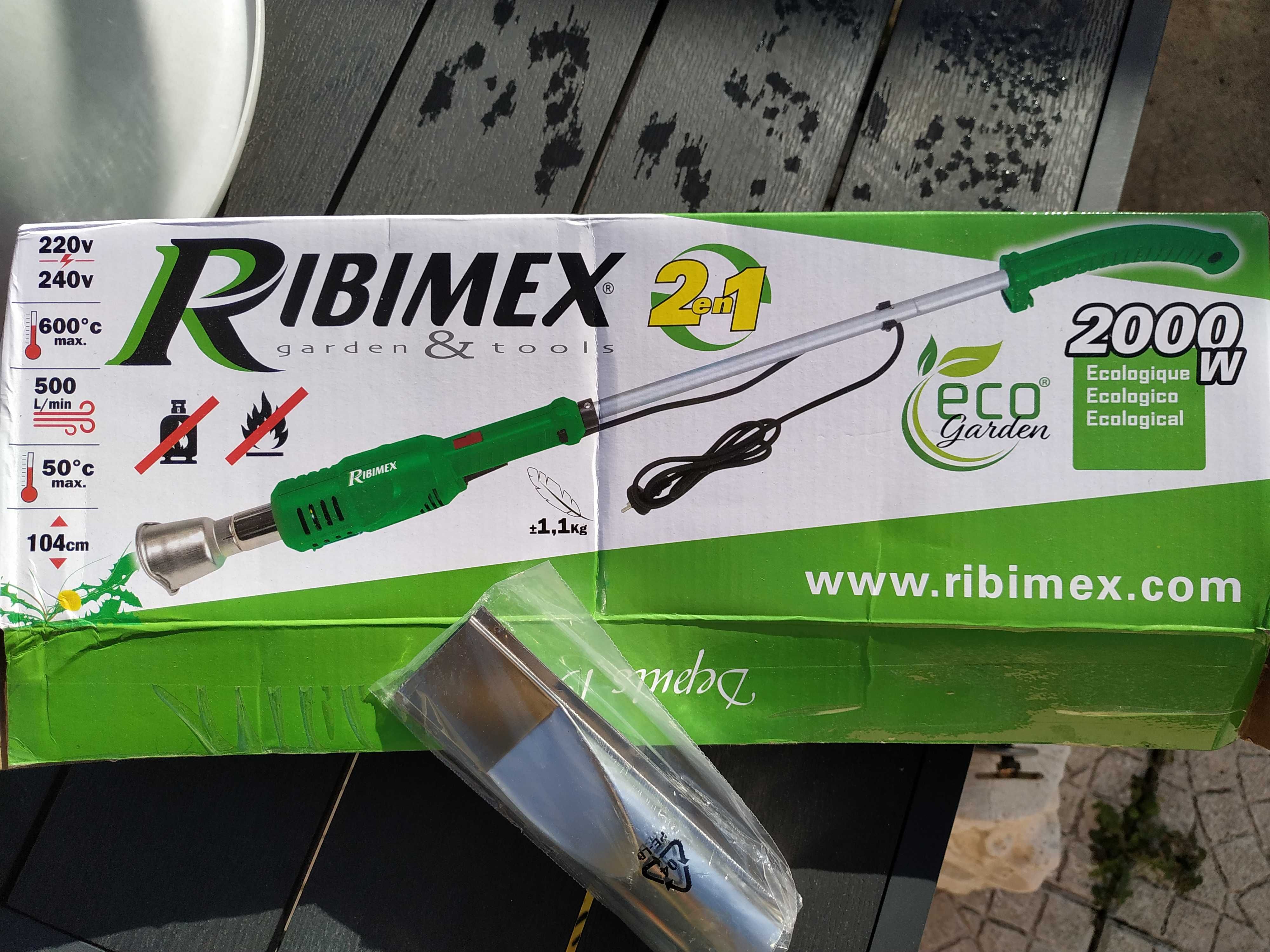 Ribimex - Máquina queimar ervas 2000W - NOVO