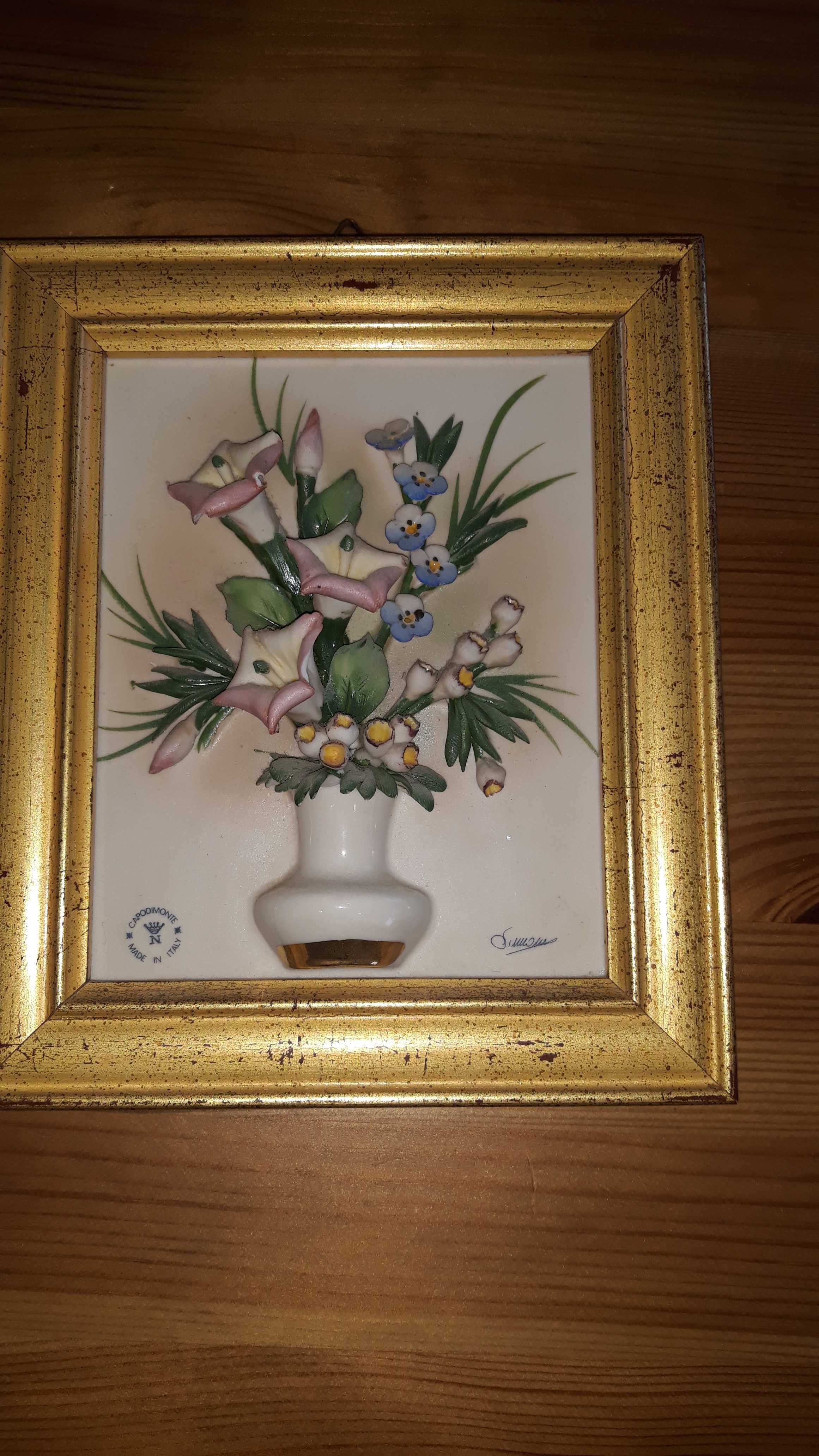 Quadro em porcelana italiano