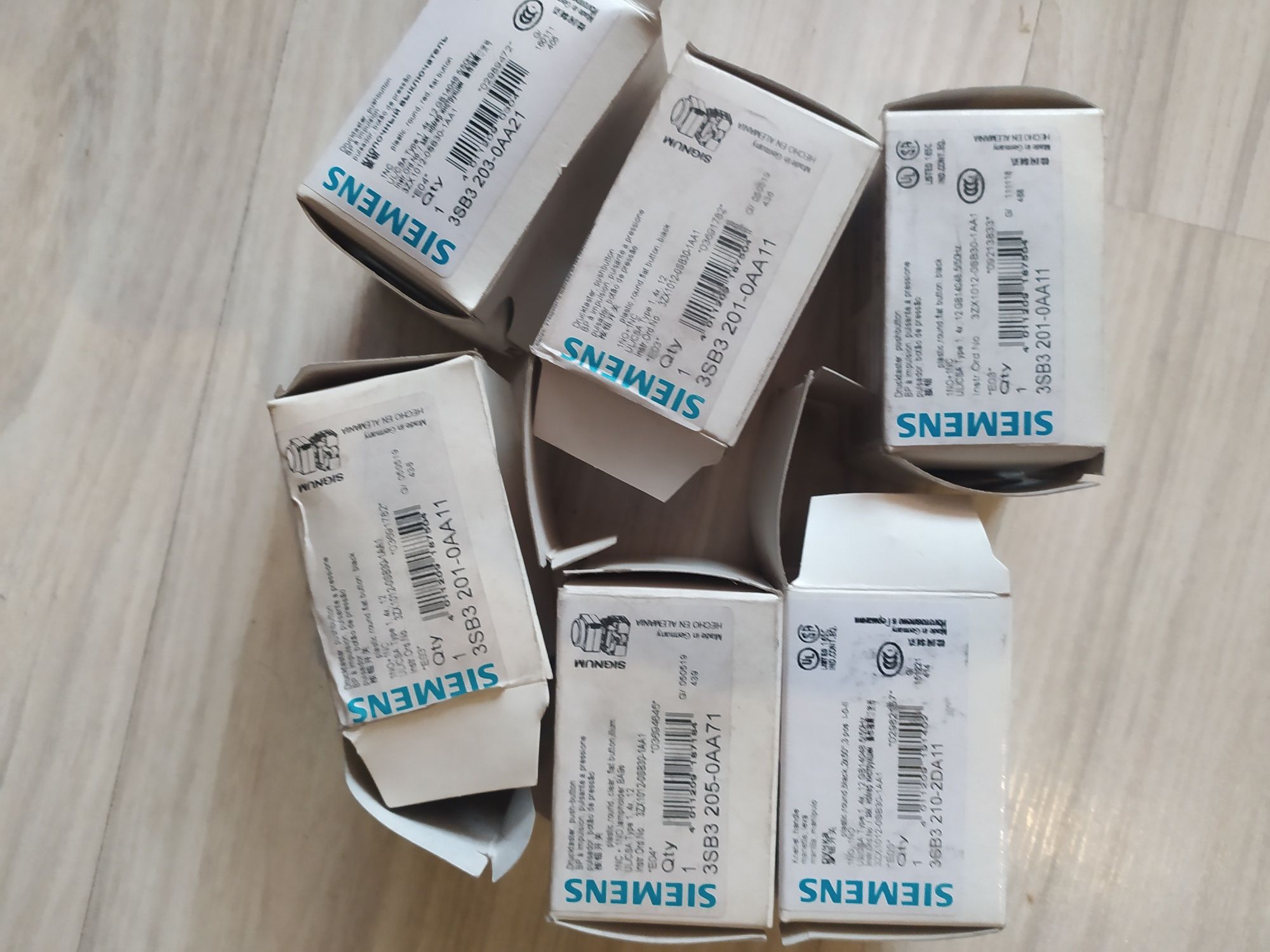 Siemens wyłączniki awaryjne przyciski zestaw