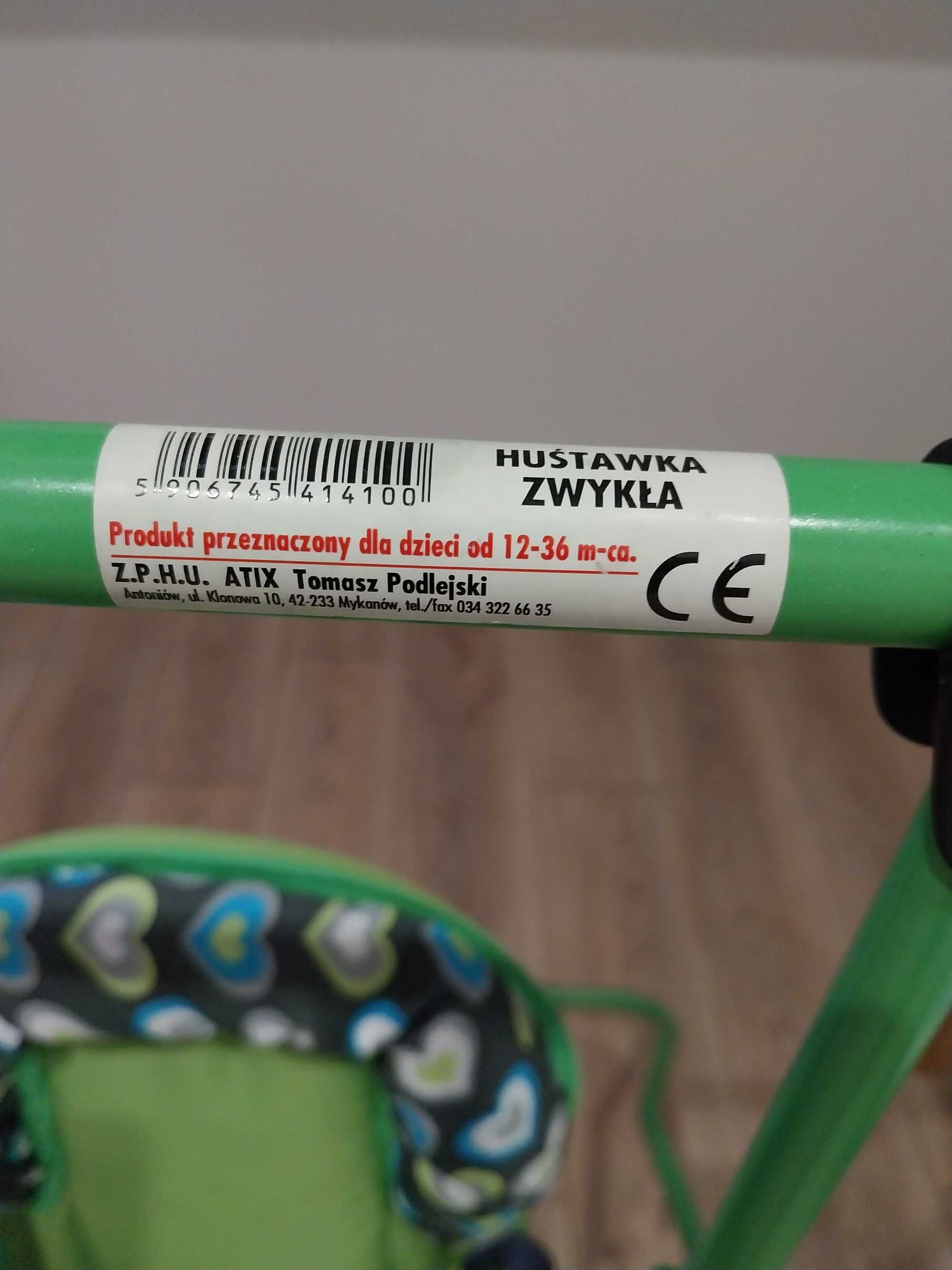 Huśtawka wolnostojąca domowa dla dzieci